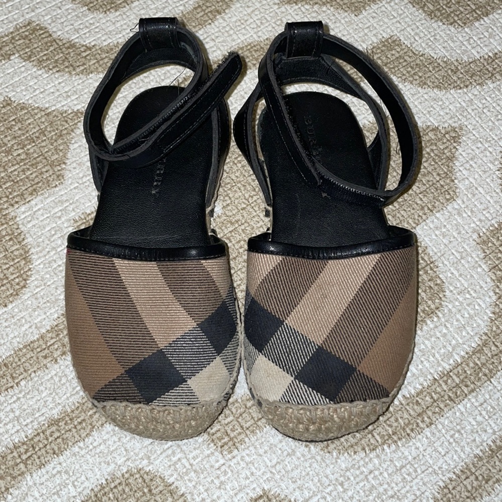 Authentic Burberry kids shoes